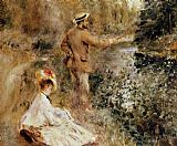 Pierre Auguste Renoir Canvas Paintings - The Fisherman